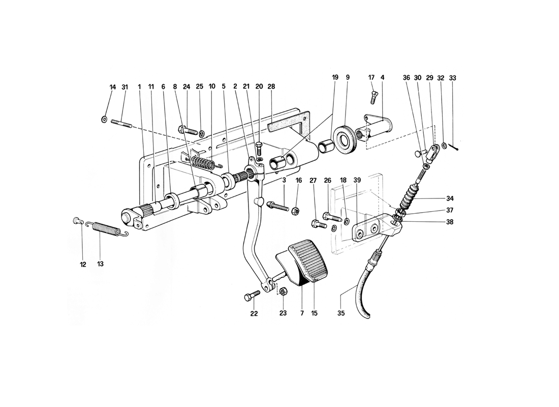 Schematic: Clutch Release Control (400 Gt - For Lhd)