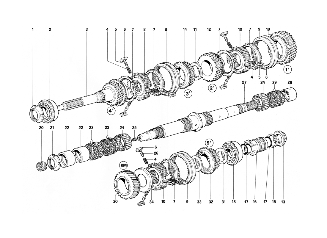 Schematic: Lay Shaft (400 Gt)