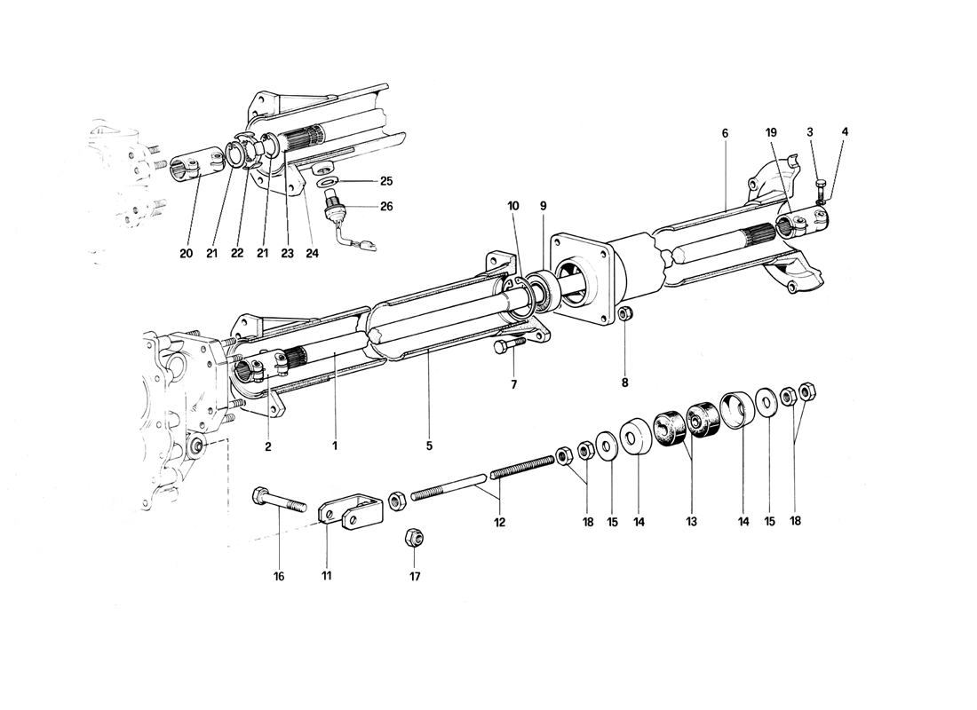 Schematic: Propeller Shaft