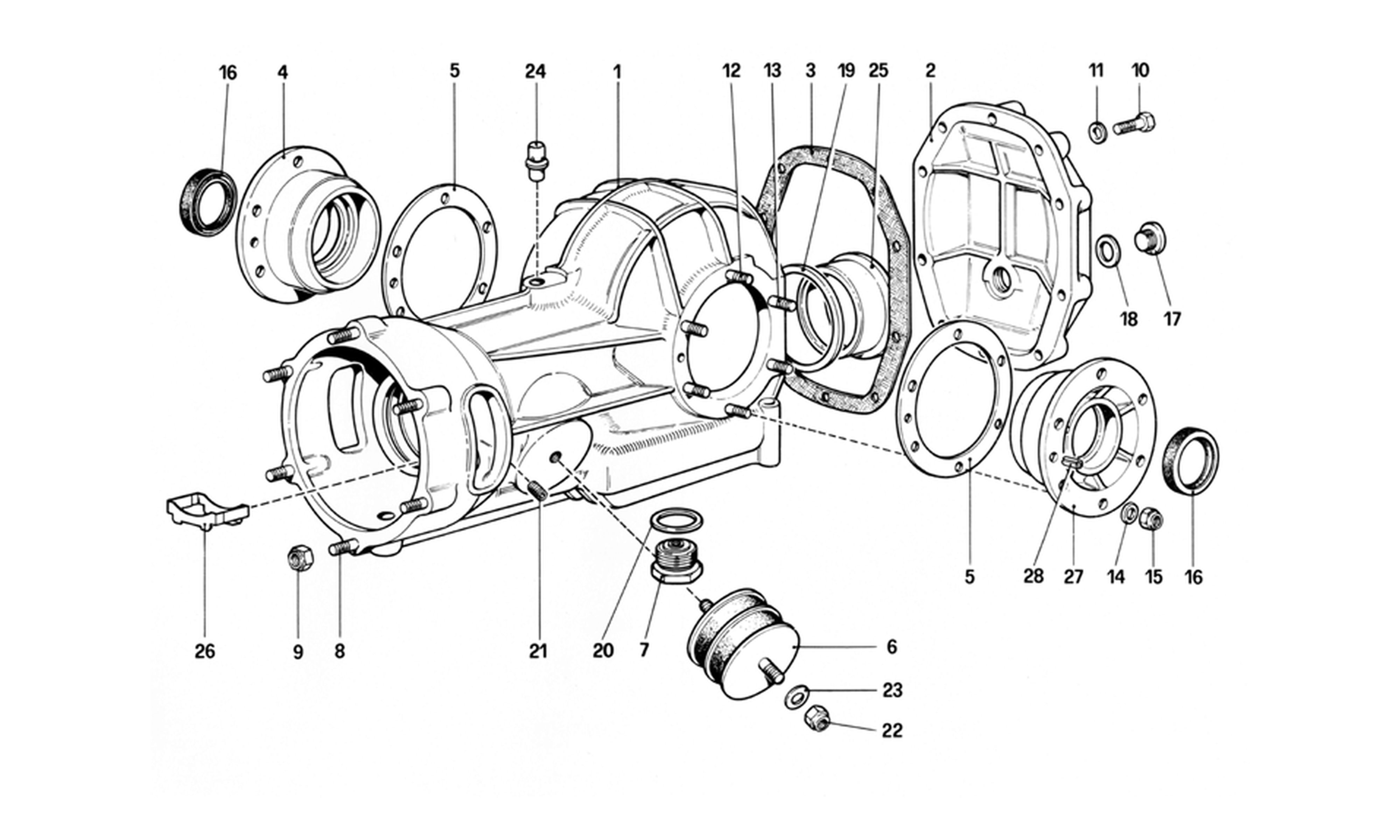 Schematic: Differential Housing