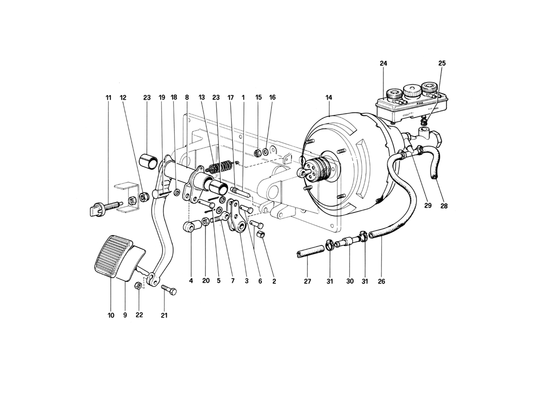 Schematic: Brakes Hydraulic Controll (400 Gt - For Rhd)