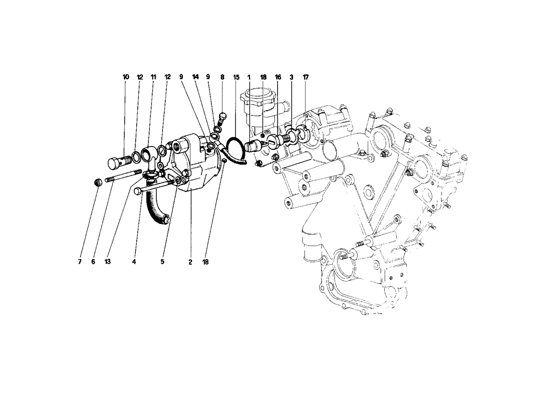 Schematic: Brake Booster Vacuum Pump