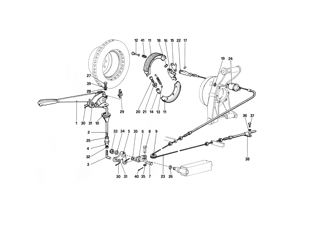 Schematic: Hand-Brake Control