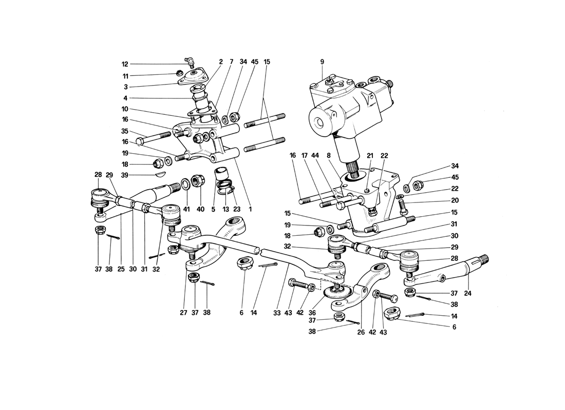 Schematic: Steering Linkage