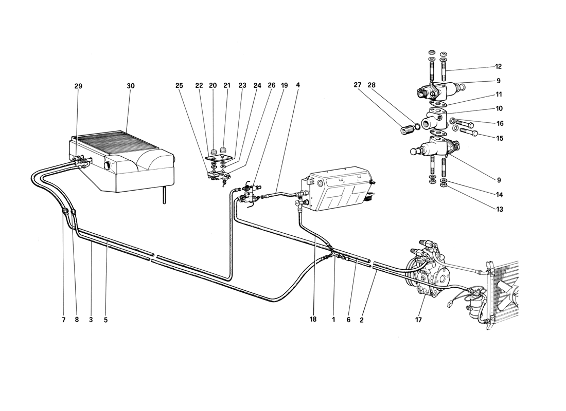 Schematic: Supplementary Air Conditioning System