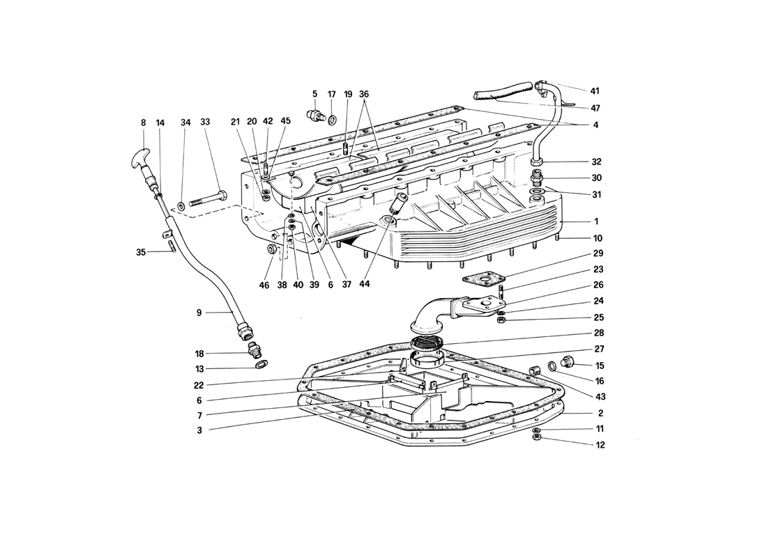 Schematic: Oil Sump