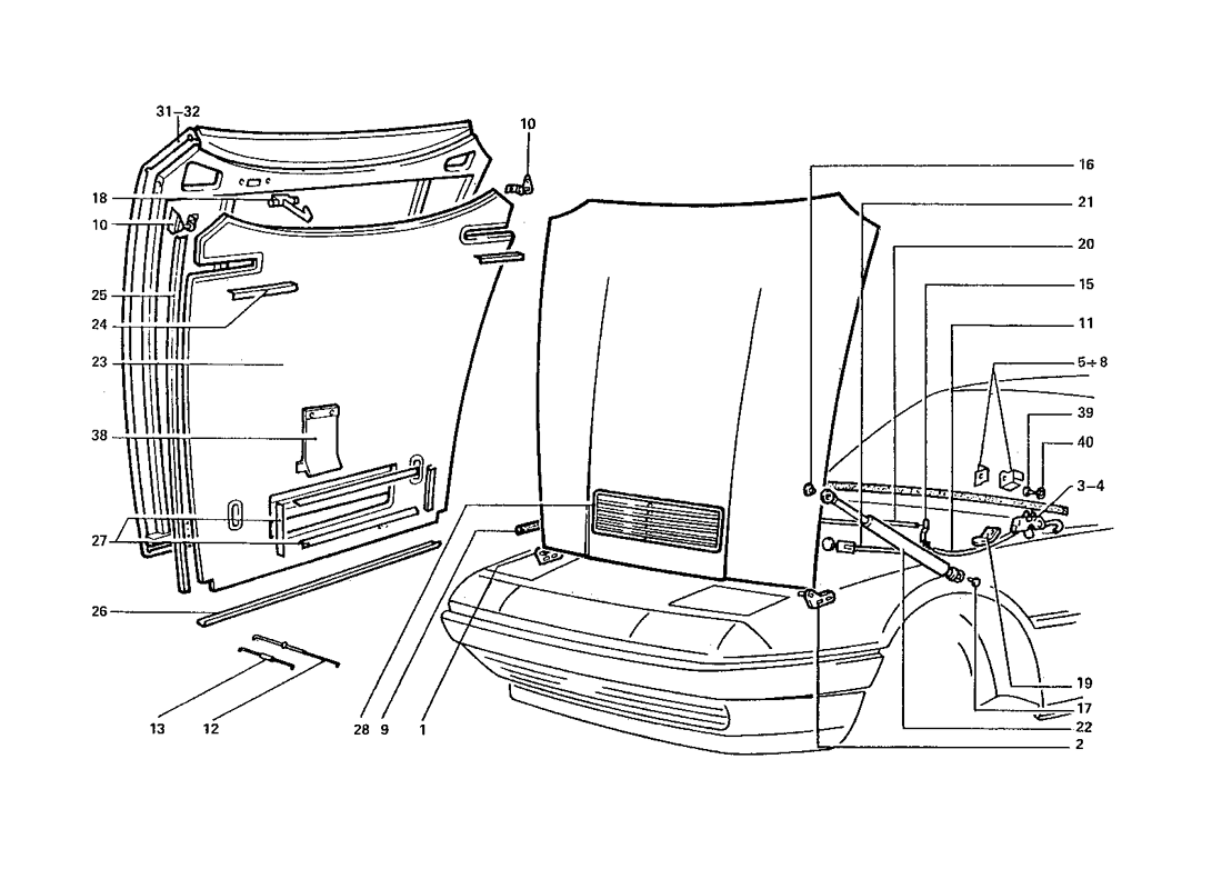 Schematic: Engine Cover