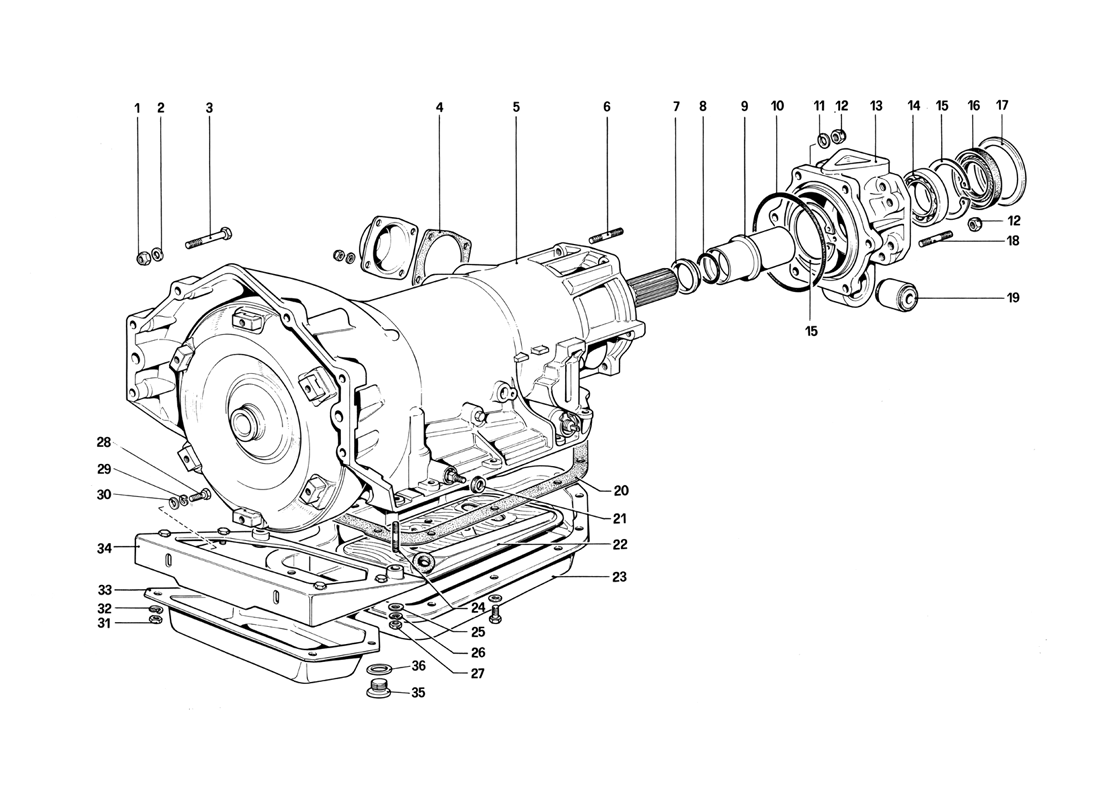 Schematic: Automatic Transmission - 412A