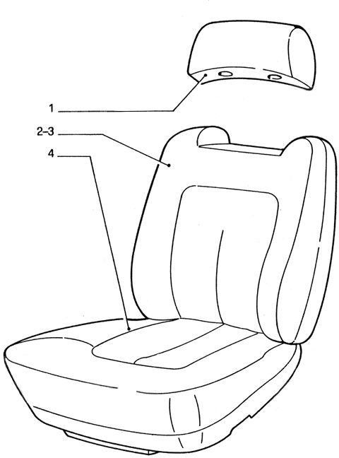 Schematic: Front Seats