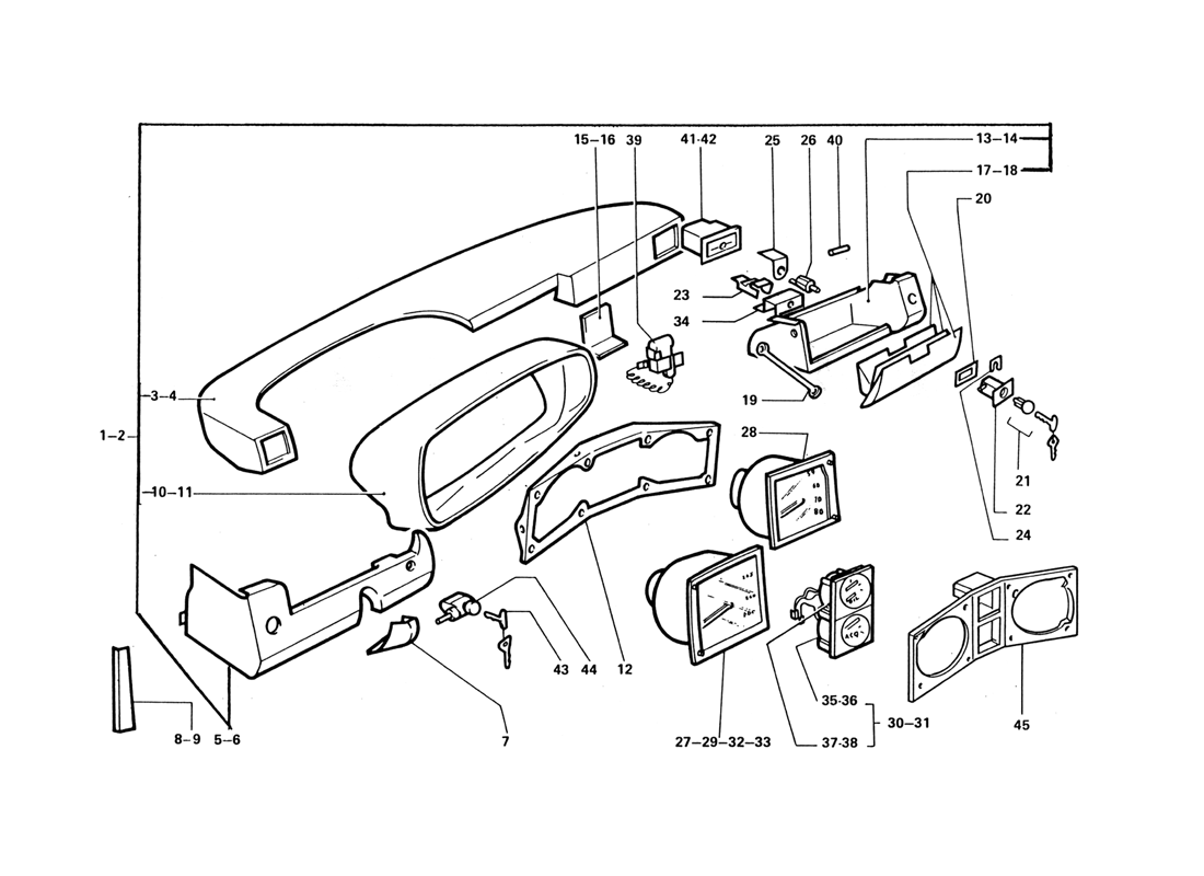 Schematic: Instruments And Dashboard