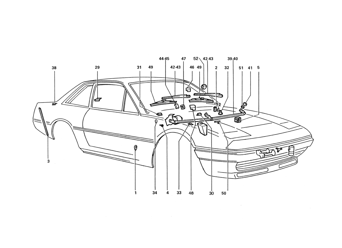 Schematic: Windshield Wipers