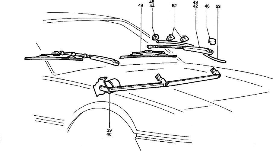 Schematic: Winshield Wipers