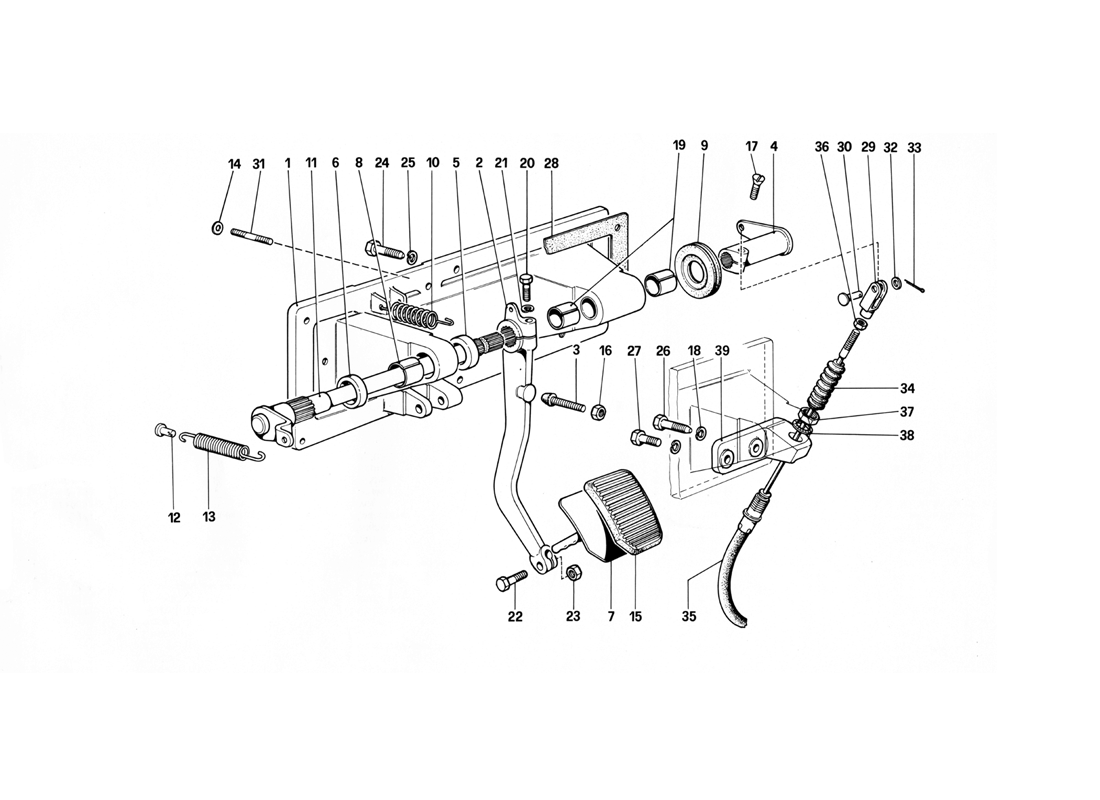 Schematic: Clutch Release Control - 412M Lhd