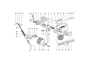 Clutch Release Control - 412M Rhd