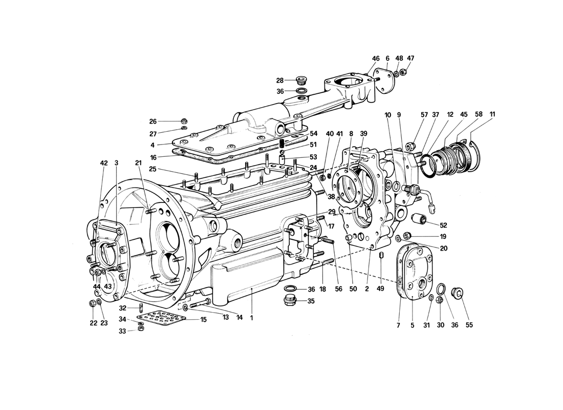 Schematic: Gearbox - 412M