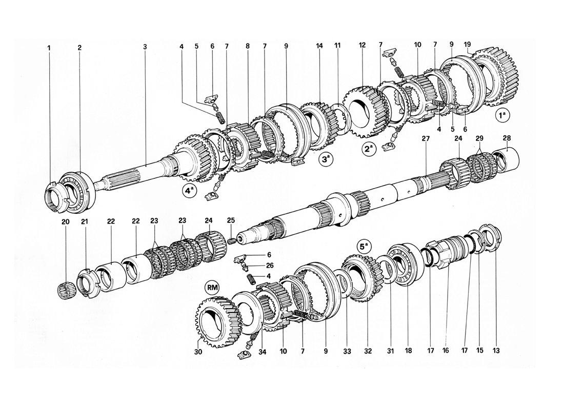 Schematic: Layshaft - 412M