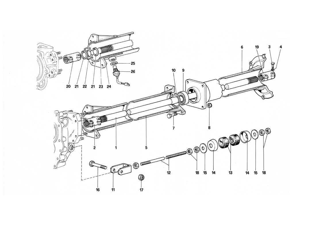 Schematic: Propeller Shaft