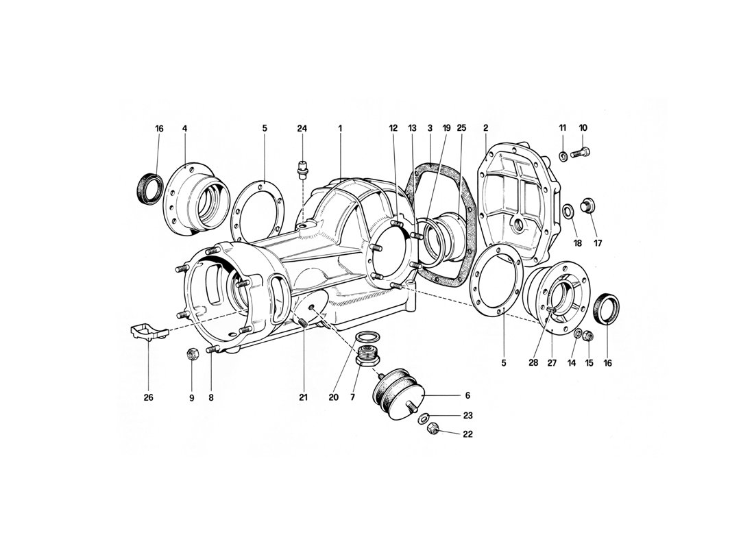 Schematic: Differential Housing