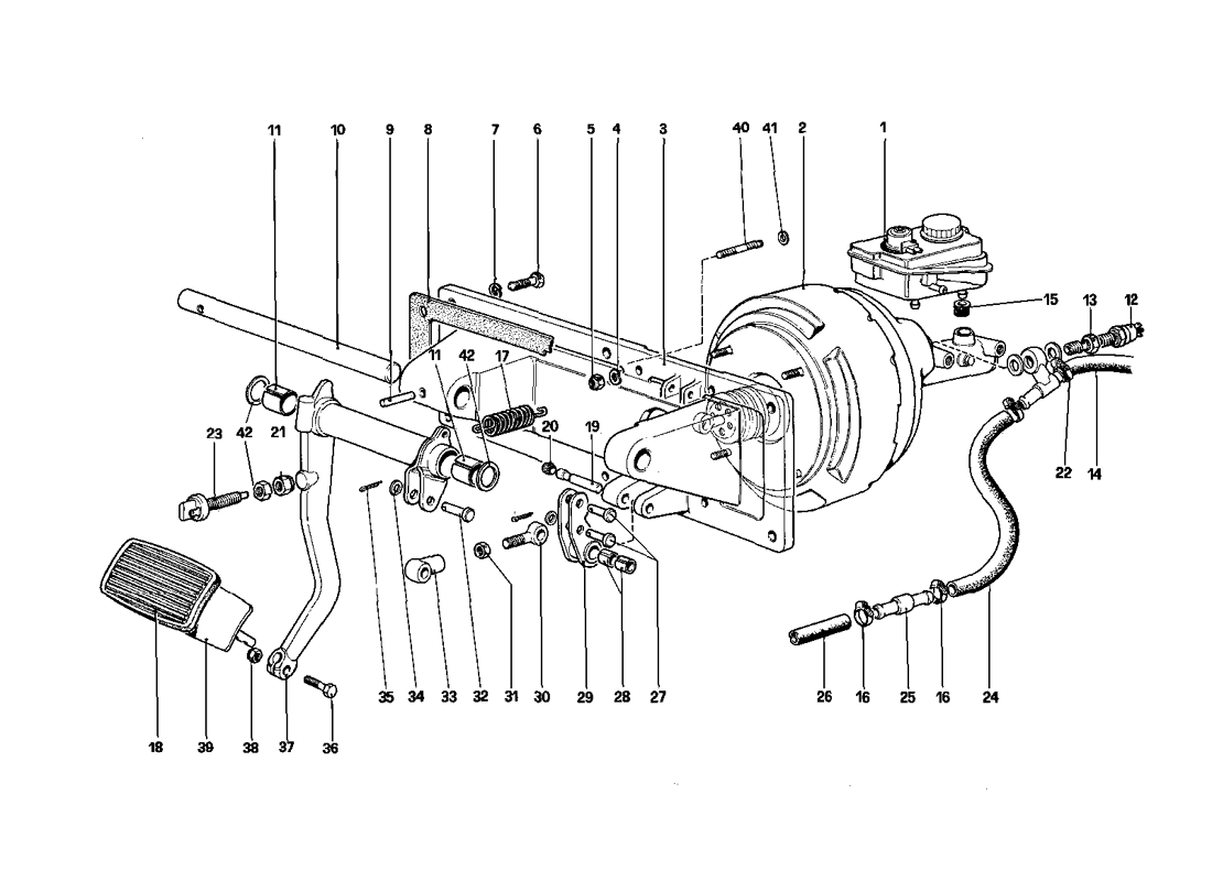Schematic: Brakes Hydraulic Control - 412A Rhd
