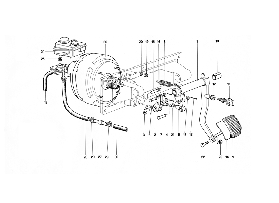 Schematic: Brakes Hydraulic Control - 412M Lhd