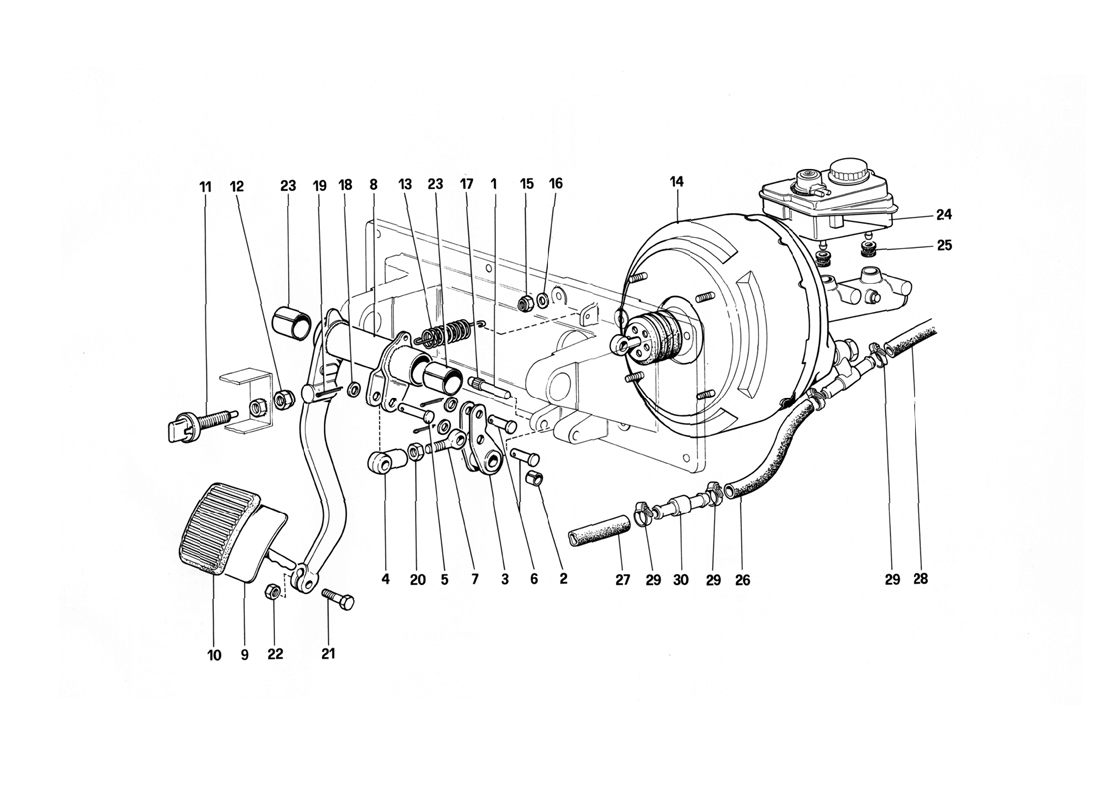 Schematic: Brakes Hydraulic Control - 412M Rhd