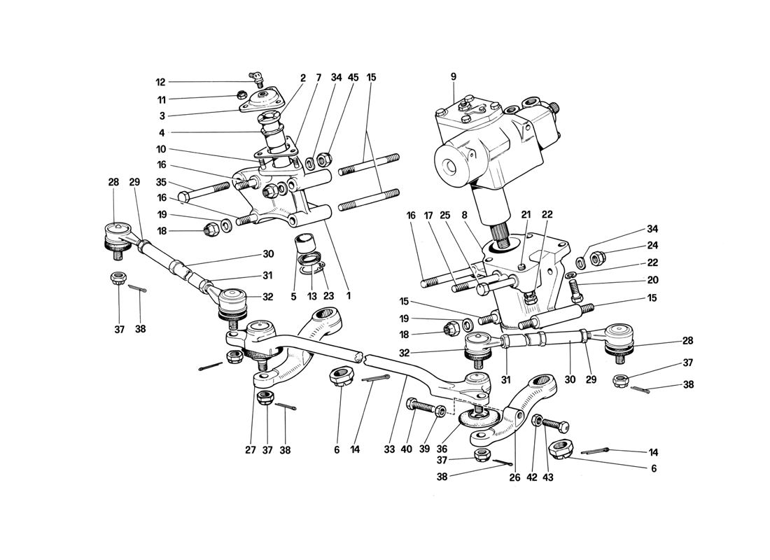 Schematic: Steering Linkage