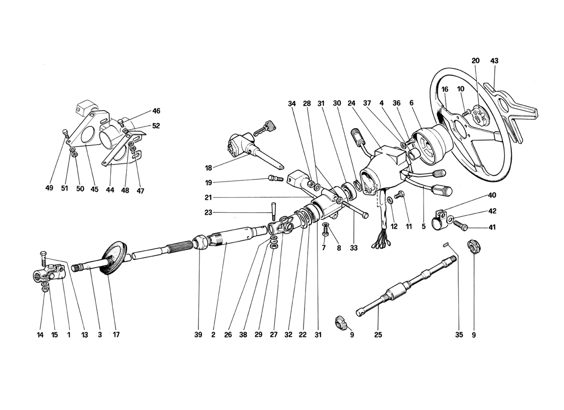 Schematic: Steering Column