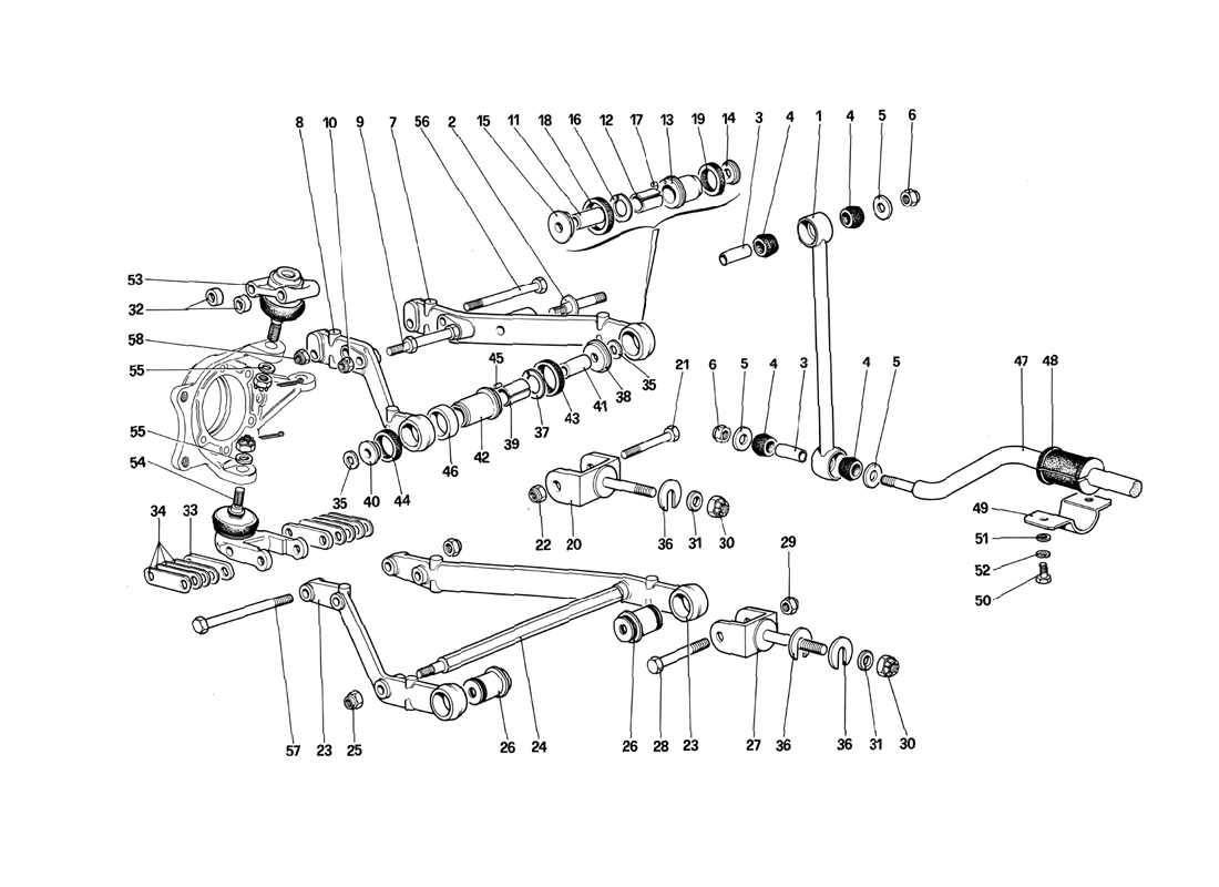 Schematic: Front Suspension - Levers