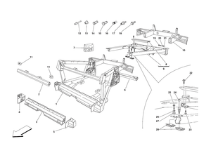 Frame - Rear Elements And And Plates