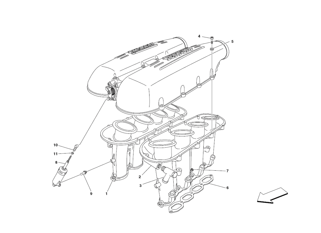 Schematic: Air Intake Manifold