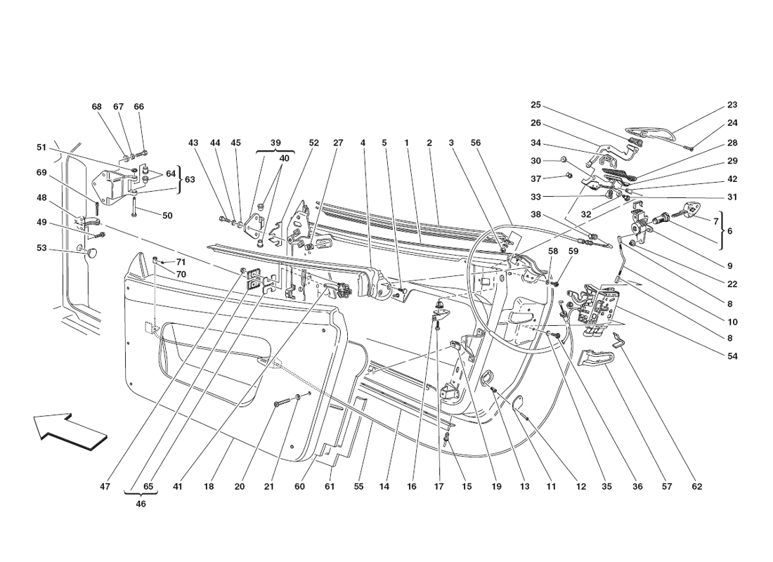 Schematic: Doors - Framework And Covering