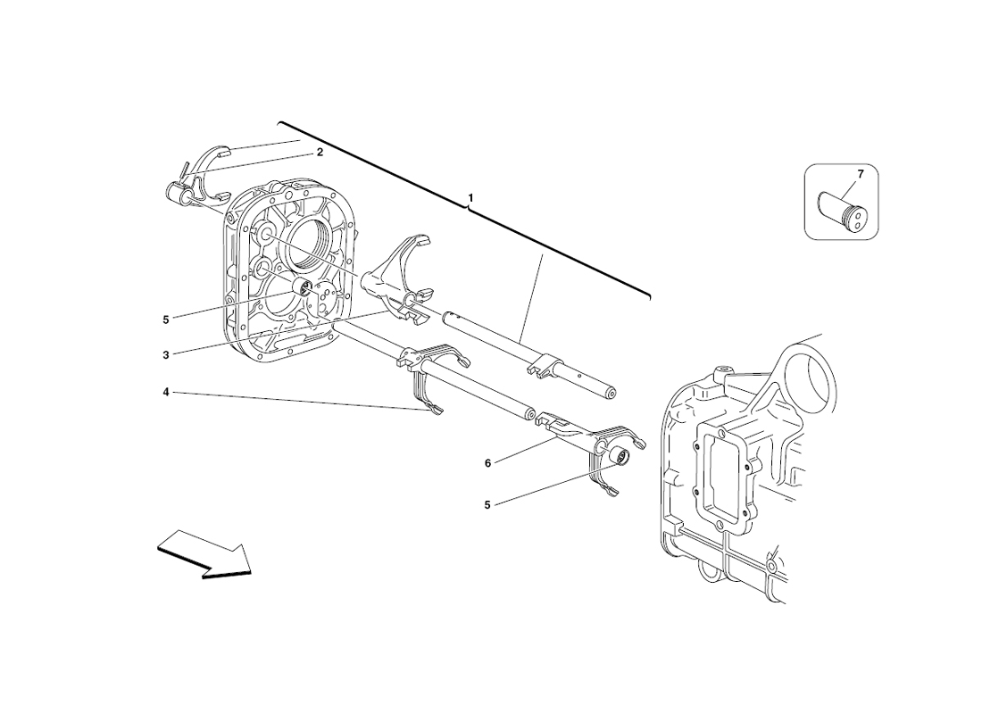 Schematic: Inside Gearbox Controls