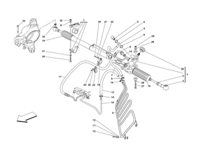 Hydraulic Steering Box And Serpentine