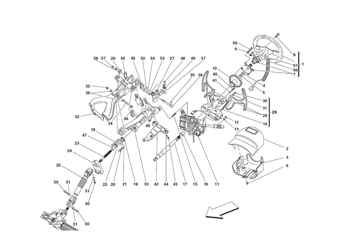 Schematic: Steering Column