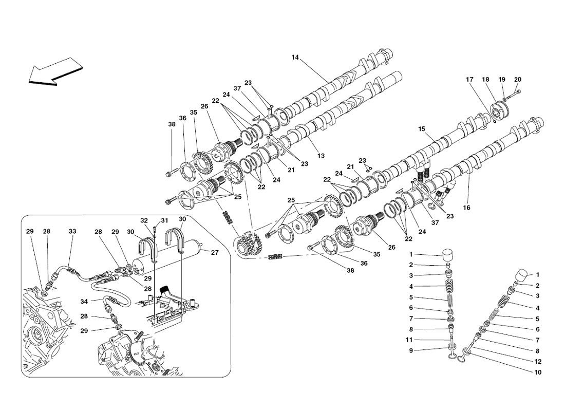 Schematic: Timing - Tappets