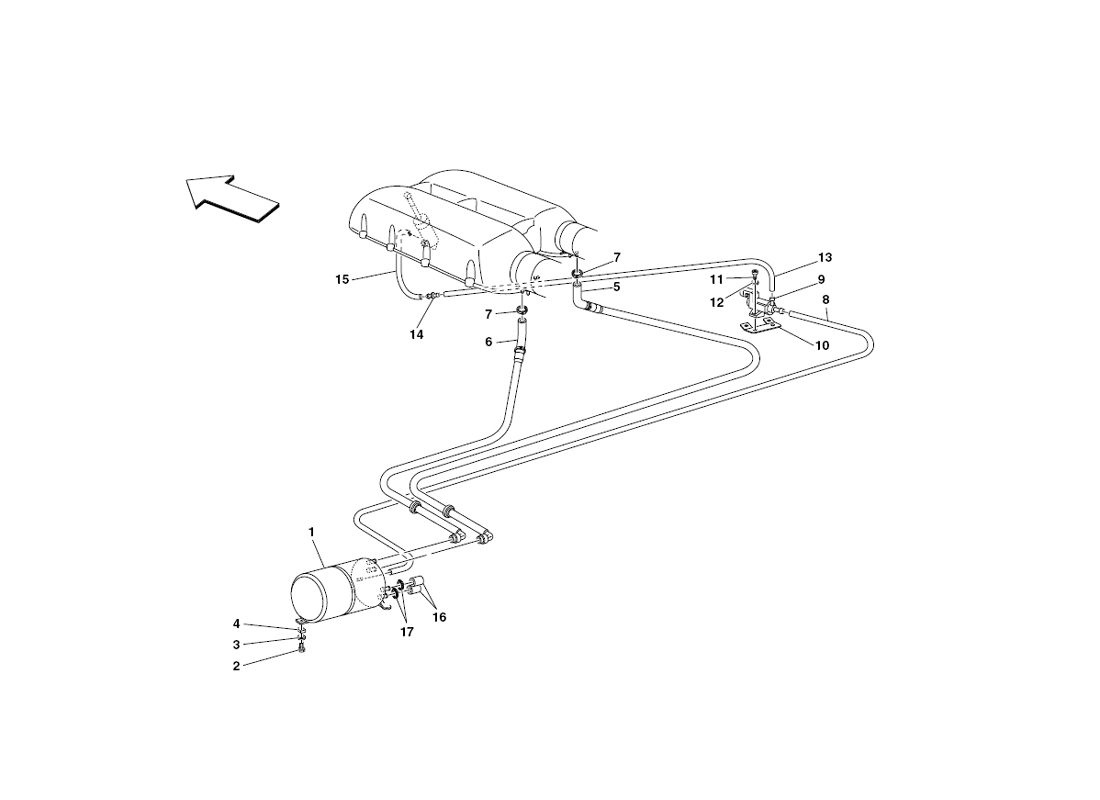 Schematic: Pneumatic Actuator System