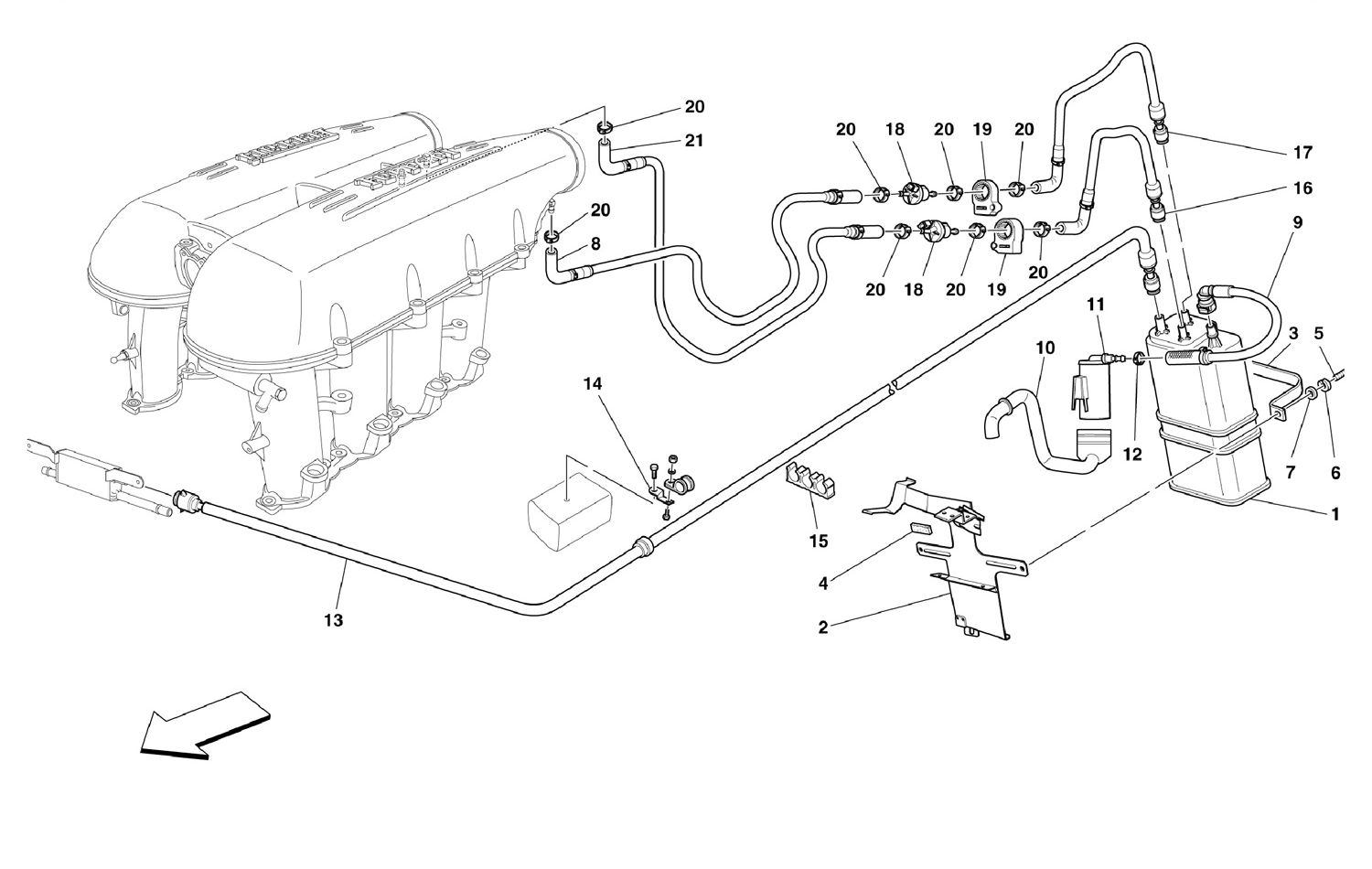 Schematic: Antievaporation Device