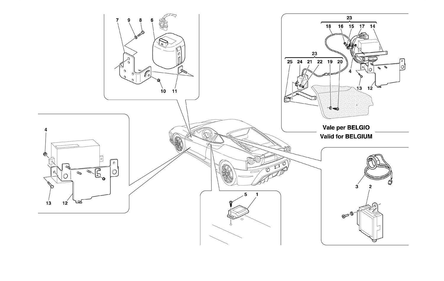 Schematic: Anti-Theft Electrical Boards And Devices