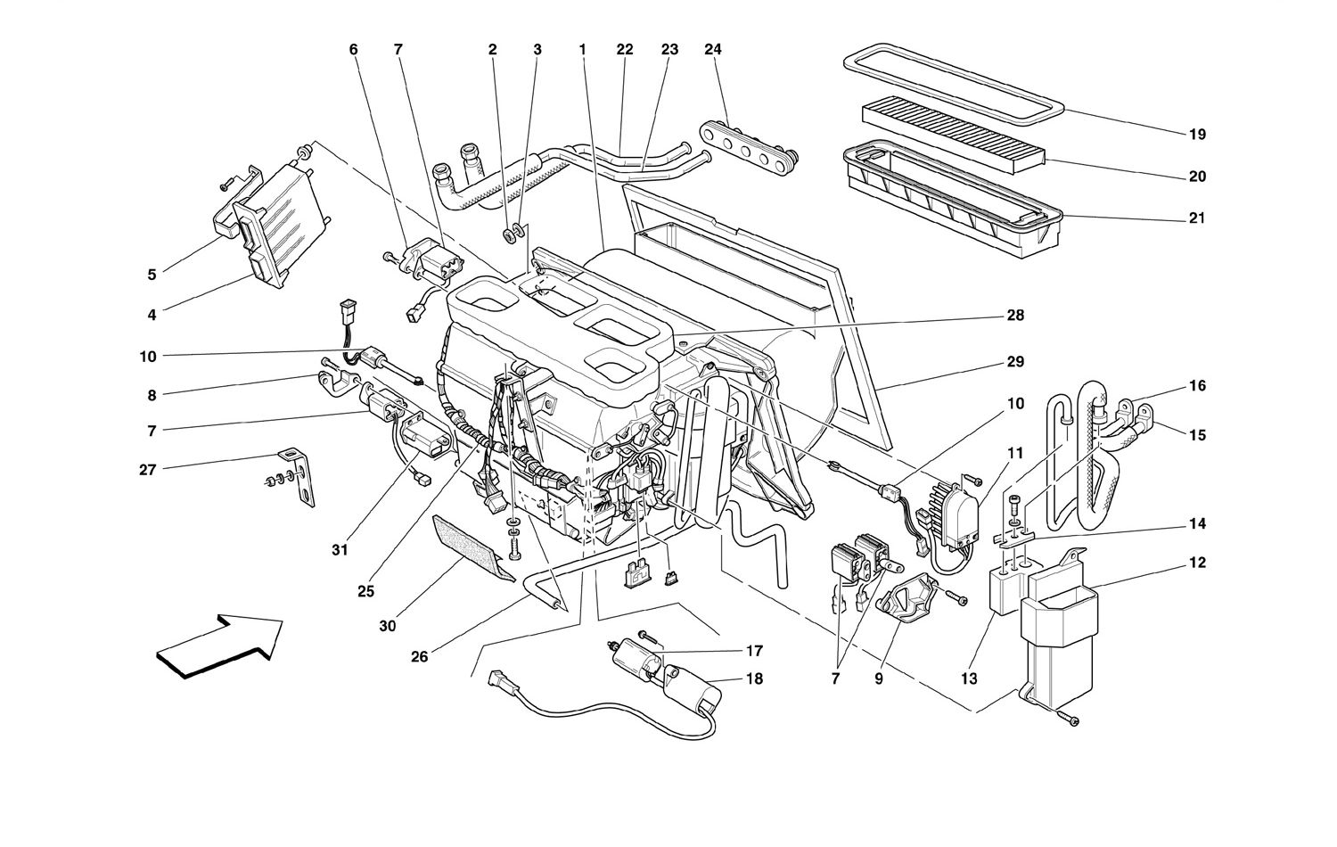 Schematic: Evaporator Unit