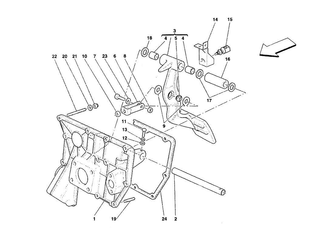 Schematic: Pedals -For Rhd-