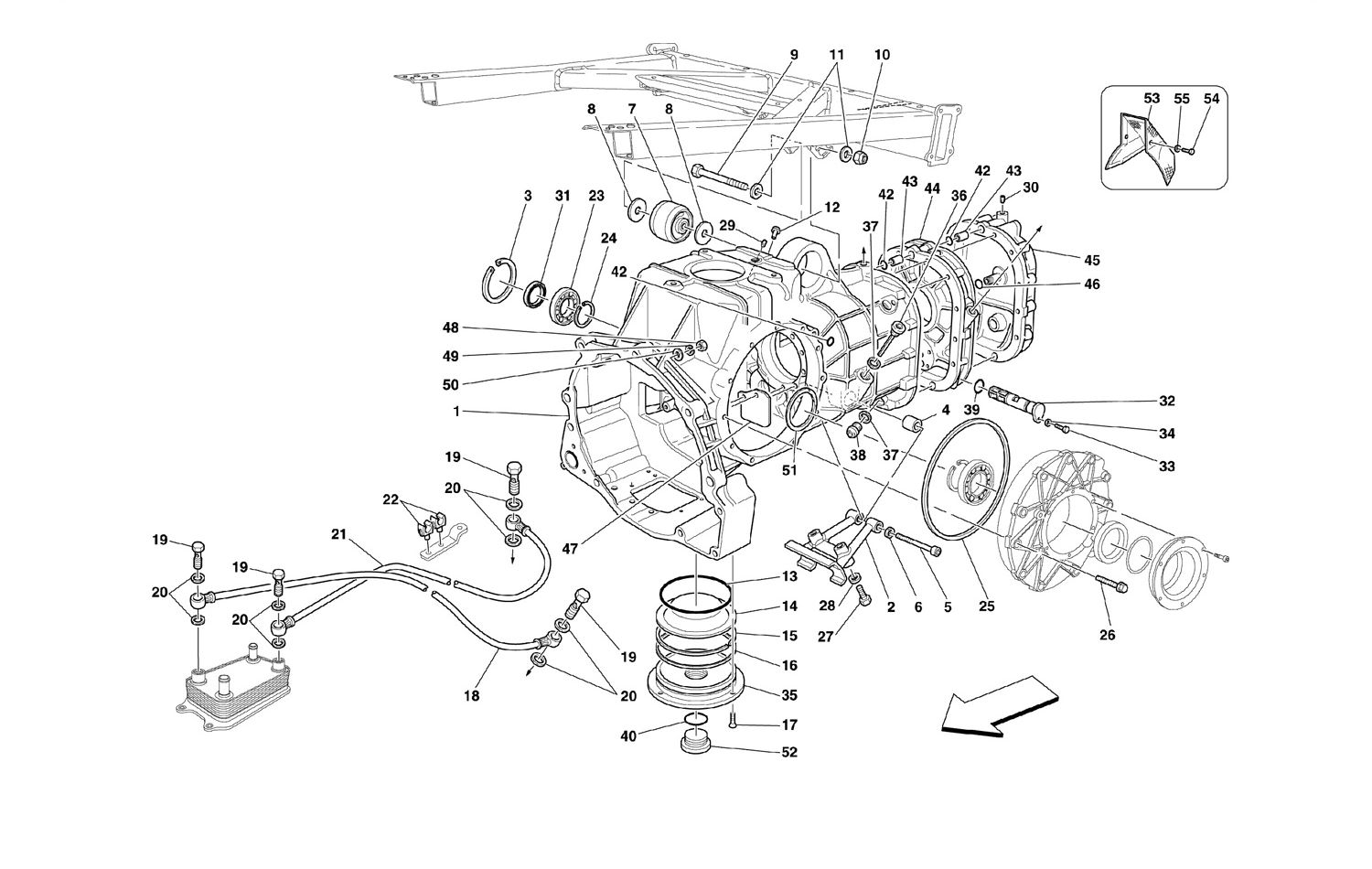 Schematic: Gearbox - Covers