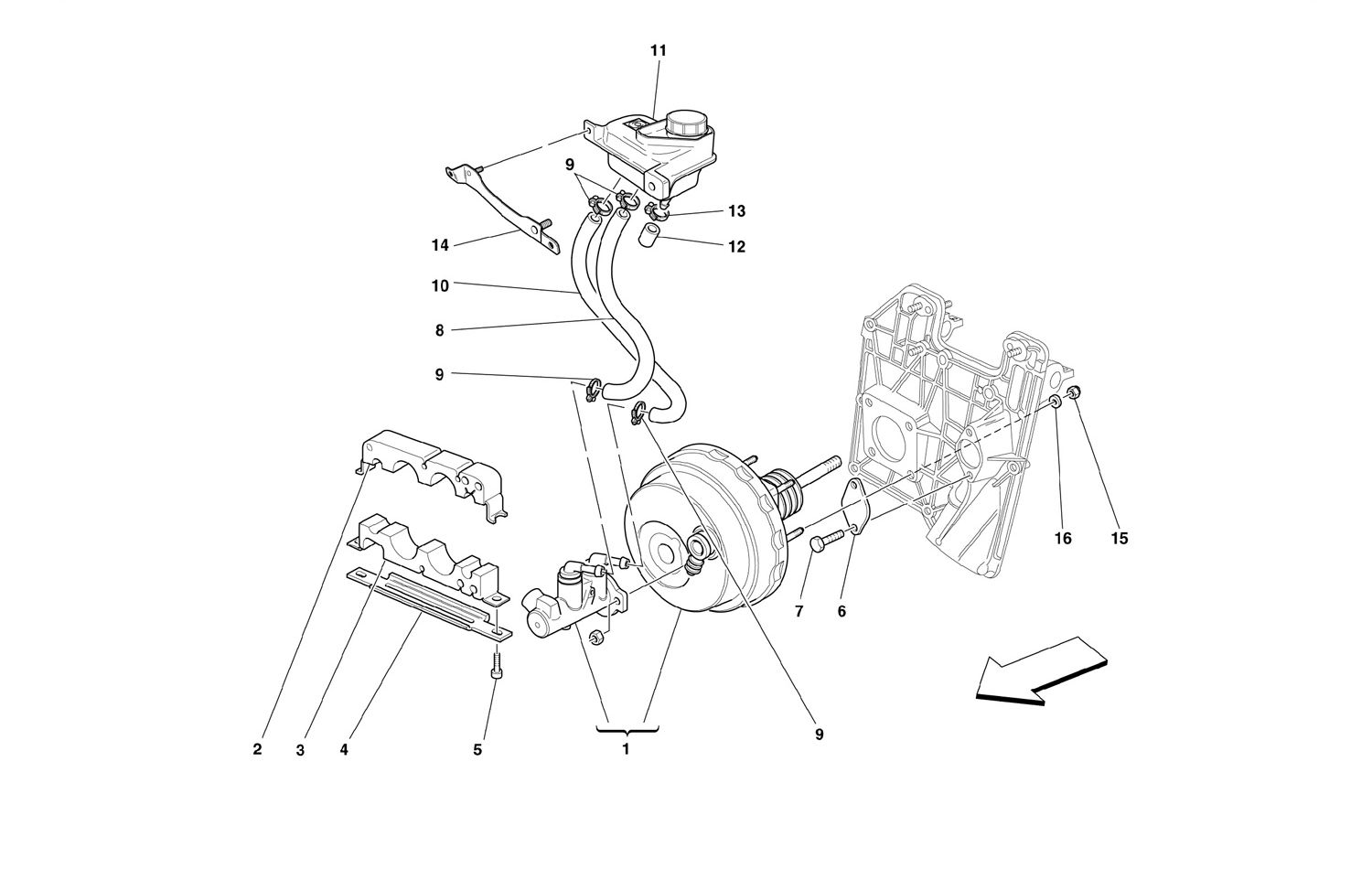 Schematic: Brakes And Clutch Hydraulic Controls