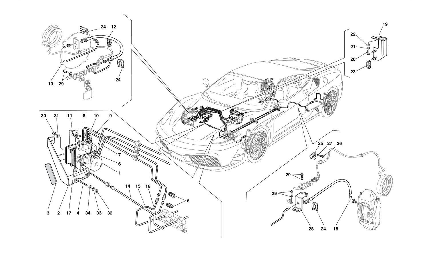 Schematic: Brake System -For Lhd-