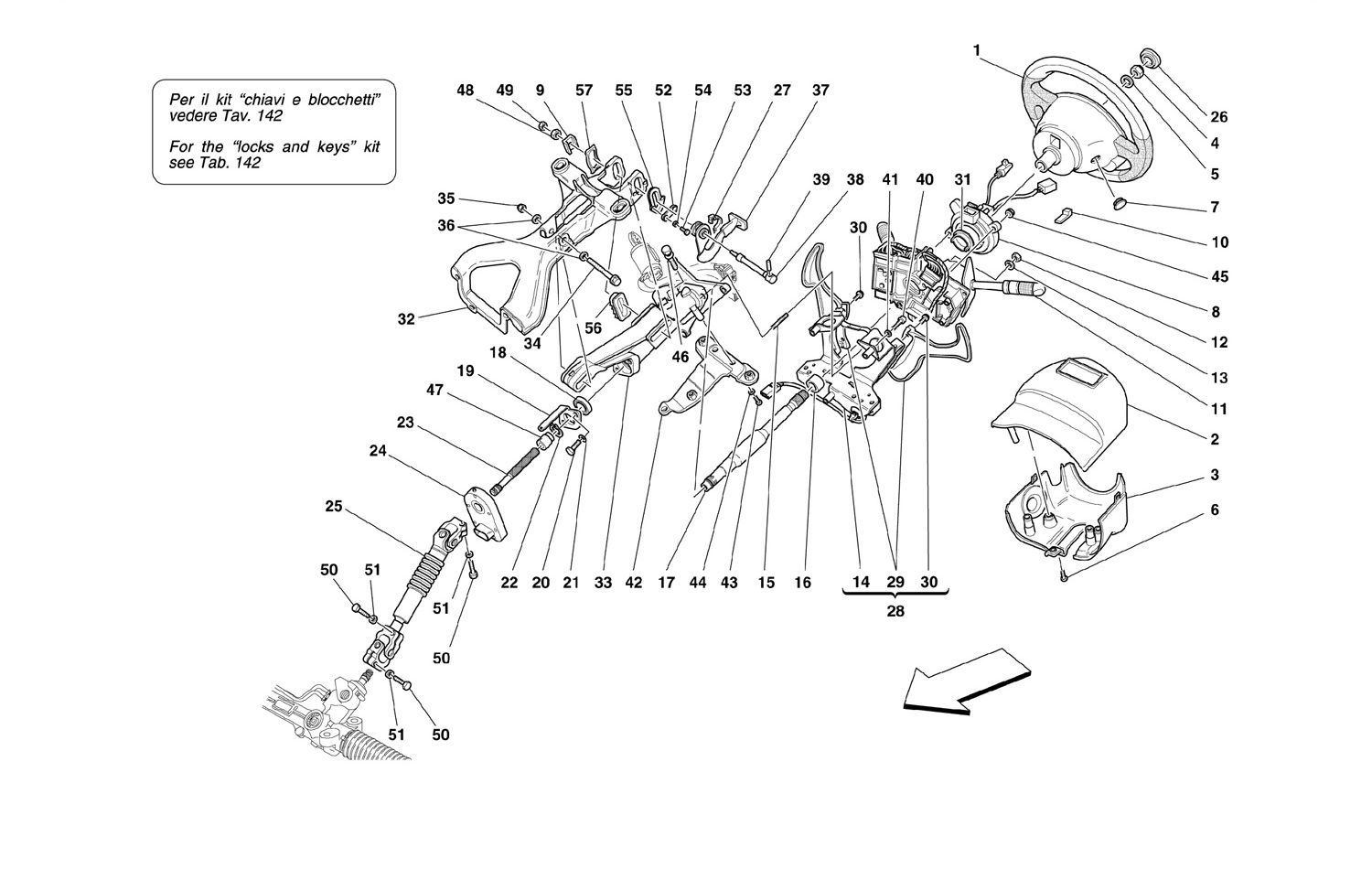 Schematic: Steering Column