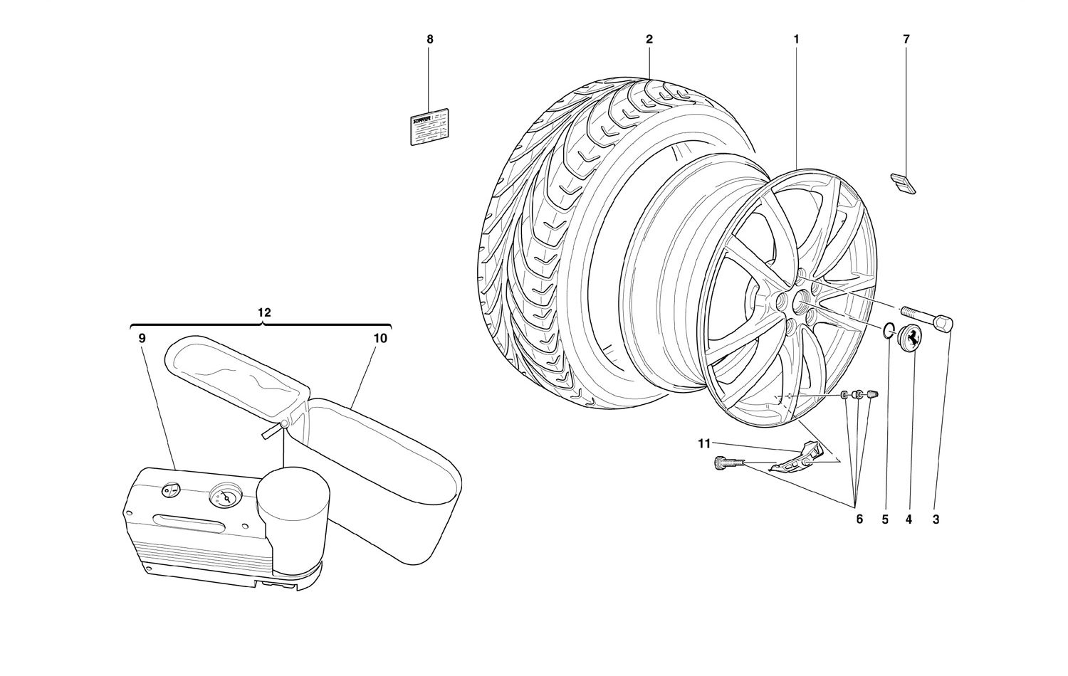 Schematic: Wheels