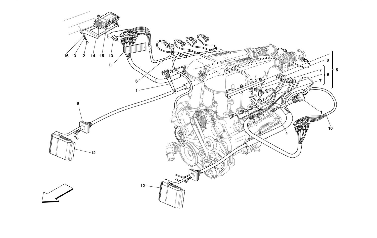 Schematic: Injection Device - Ignition