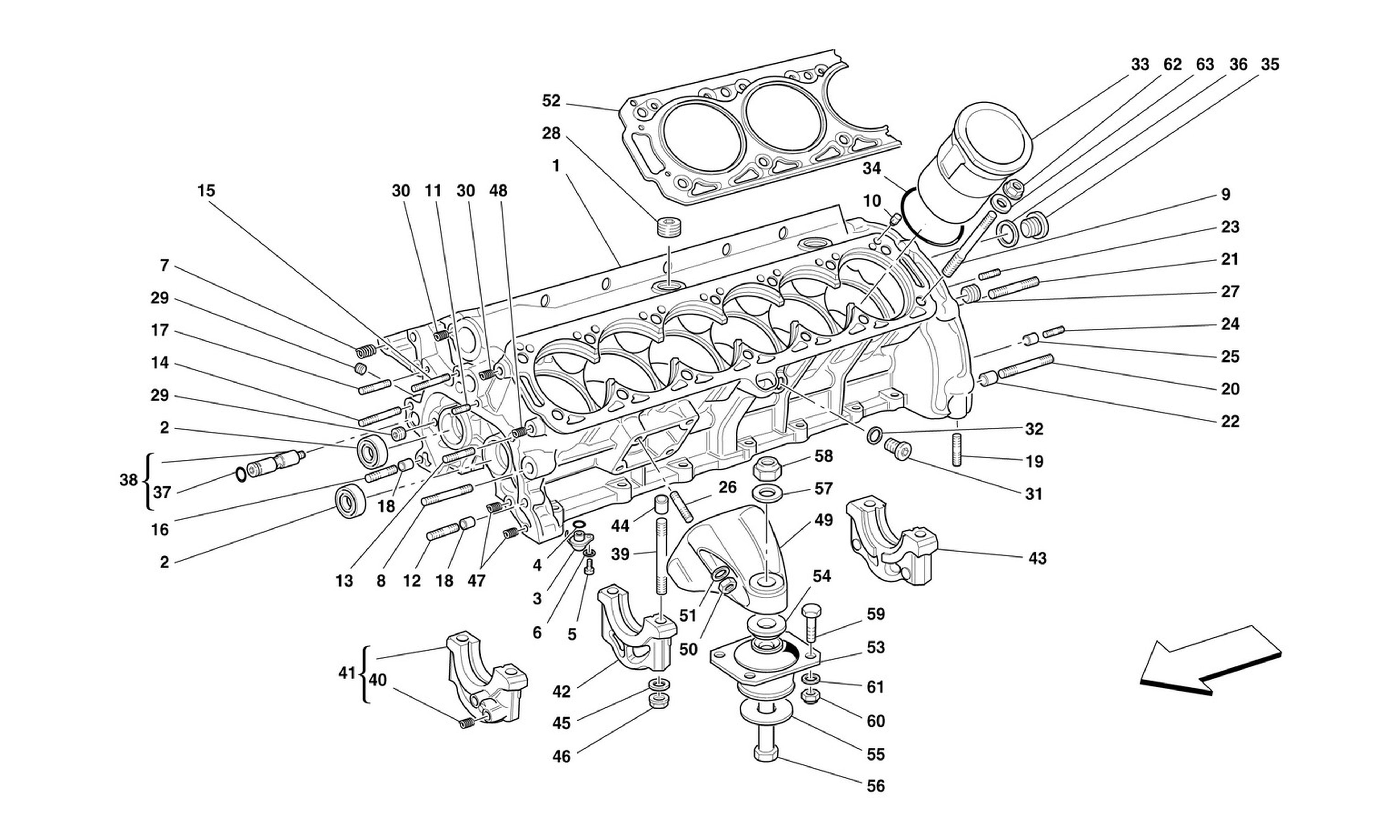 Schematic: Crankcase