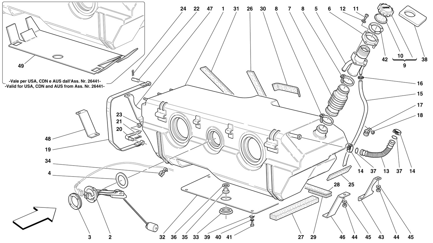 Schematic: Fuel Tank