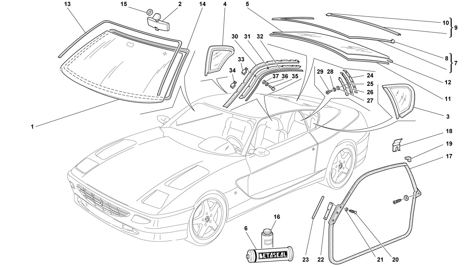 Schematic: Glasses And Gasket