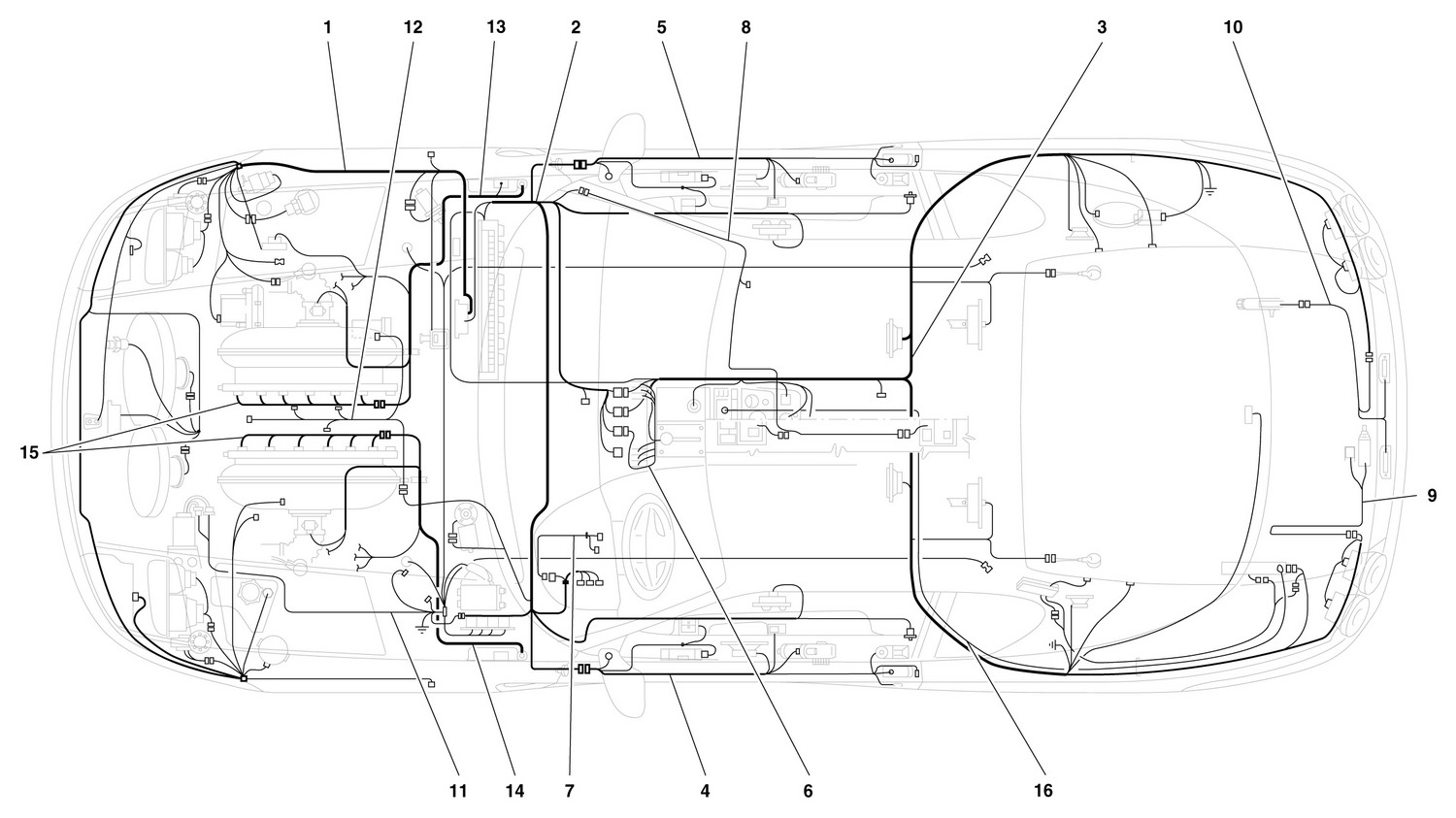 Schematic: Electrical System -Valid For 456 Gta